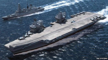 Supplying Royal Navy Ship, HMS Queen Elizabeth